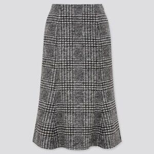 Uniqlo Wool Blend Flare Pencil Skirt
